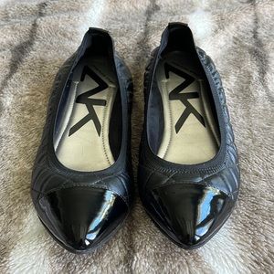 Anne Klein Sport Quilted Pointy Toe Ballet Flat Size 7